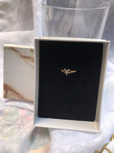 Load image into Gallery viewer, 14K Solid Gold Initial "Y" Ring