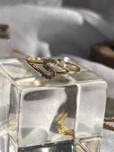 Load image into Gallery viewer, 14K Solid Gold Initial "S" Ring