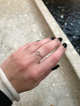 Load image into Gallery viewer, 14K Solid Gold Initial "G" Ring