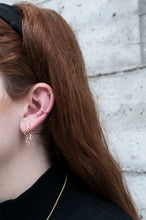 Load image into Gallery viewer, 14K Solid Yellow Gold Initial &quot;P&quot; Charm Earring
