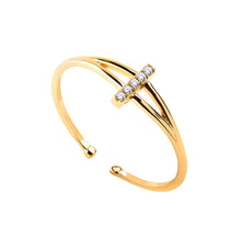 Load image into Gallery viewer, 14K Solid Gold Initial &quot;I&quot; Ring
