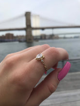 Load image into Gallery viewer, 14K Solid Yellow Gold Teardrop Ring
