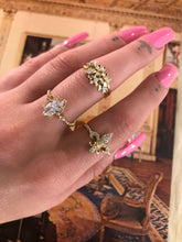 Load image into Gallery viewer, 14K Solid Yellow Gold Marquise Ring
