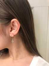 Load image into Gallery viewer, 14K Solid Yellow Gold Small Hoops
