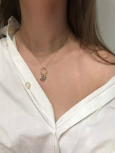 Load image into Gallery viewer, 14K Solid Yellow Gold Large Clover Charm/Pendant
