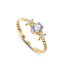 Load image into Gallery viewer, 14K Solid Yellow Gold Ring

