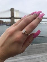 Load image into Gallery viewer, 14K Solid Yellow Gold Marquise Ring
