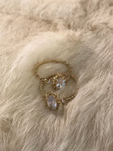 Load image into Gallery viewer, 14K Solid Yellow Gold Teardrop Ring

