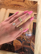 Load image into Gallery viewer, 14K Solid Yellow Gold Marquise Ring
