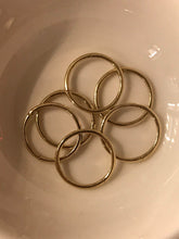 Load image into Gallery viewer, 14K Solid Yellow Gold Small Hoops
