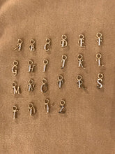 Load image into Gallery viewer, 14K Solid Yellow Gold Initial &quot;Z&quot; Charm Earring
