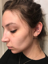 Load image into Gallery viewer, 14K Solid Yellow Gold 12mm Single Clicker Hoop Earring
